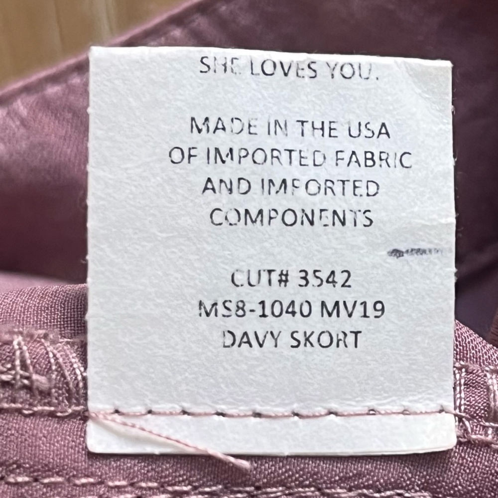 Show Me Your Mumu Davy Skort in dusty rose pink - Picture 12 of 14